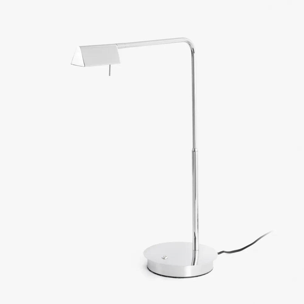 Applique murale FARO Barcelona Academy en aluminium chromé brillant, LED, hauteur 53,9 cm