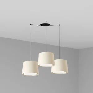 Applique murale FARO Barcelona Conga, acier noir mat, douille E27, hauteur 500 cm White