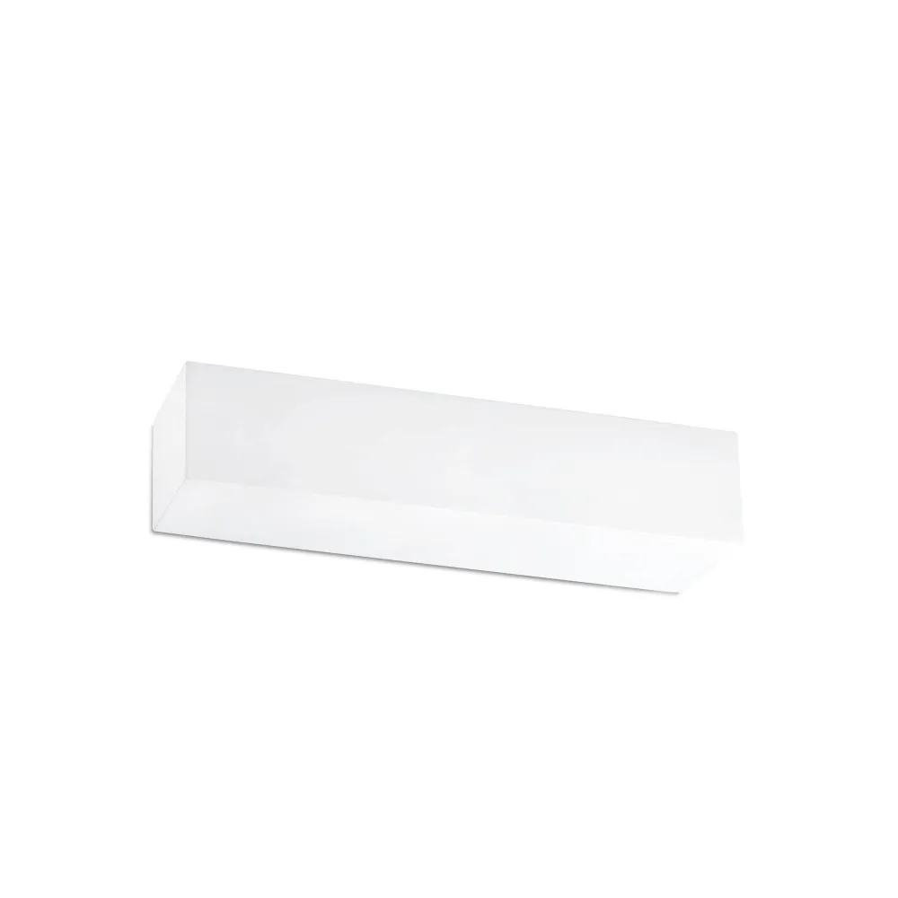 Applique murale FARO Barcelona Eaco, finition plâtre blanc mat, douille G9, hauteur 7,5 cm