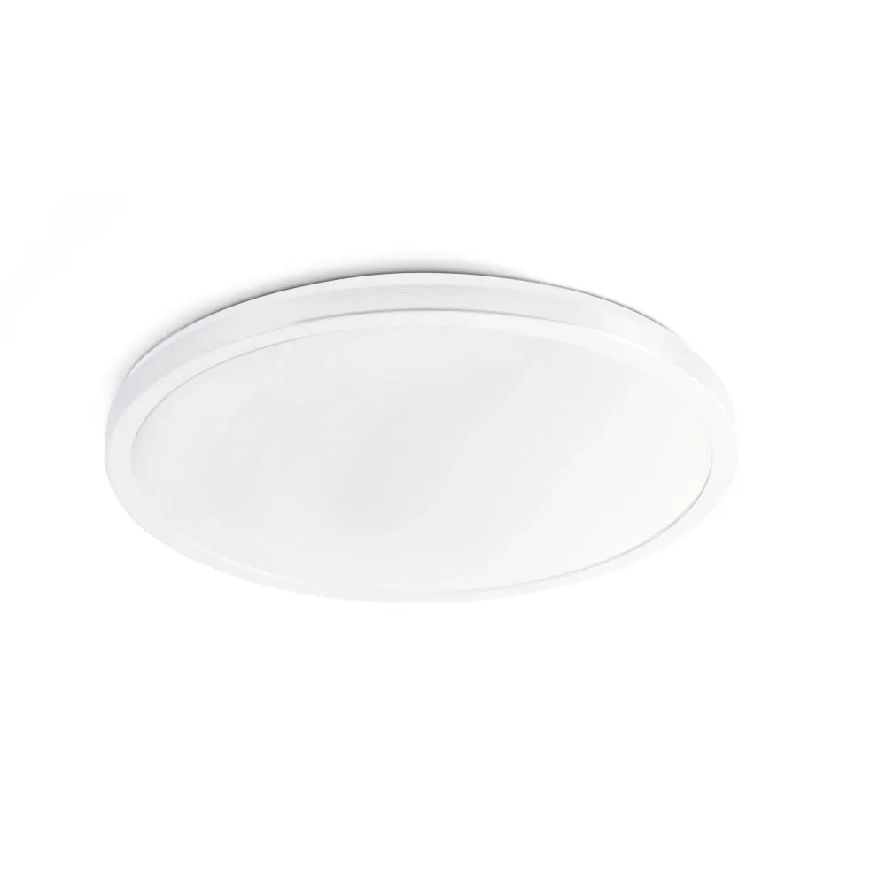 Applique murale FARO Barcelona Foro, aluminium blanc mat, LED, H 9,0 cm