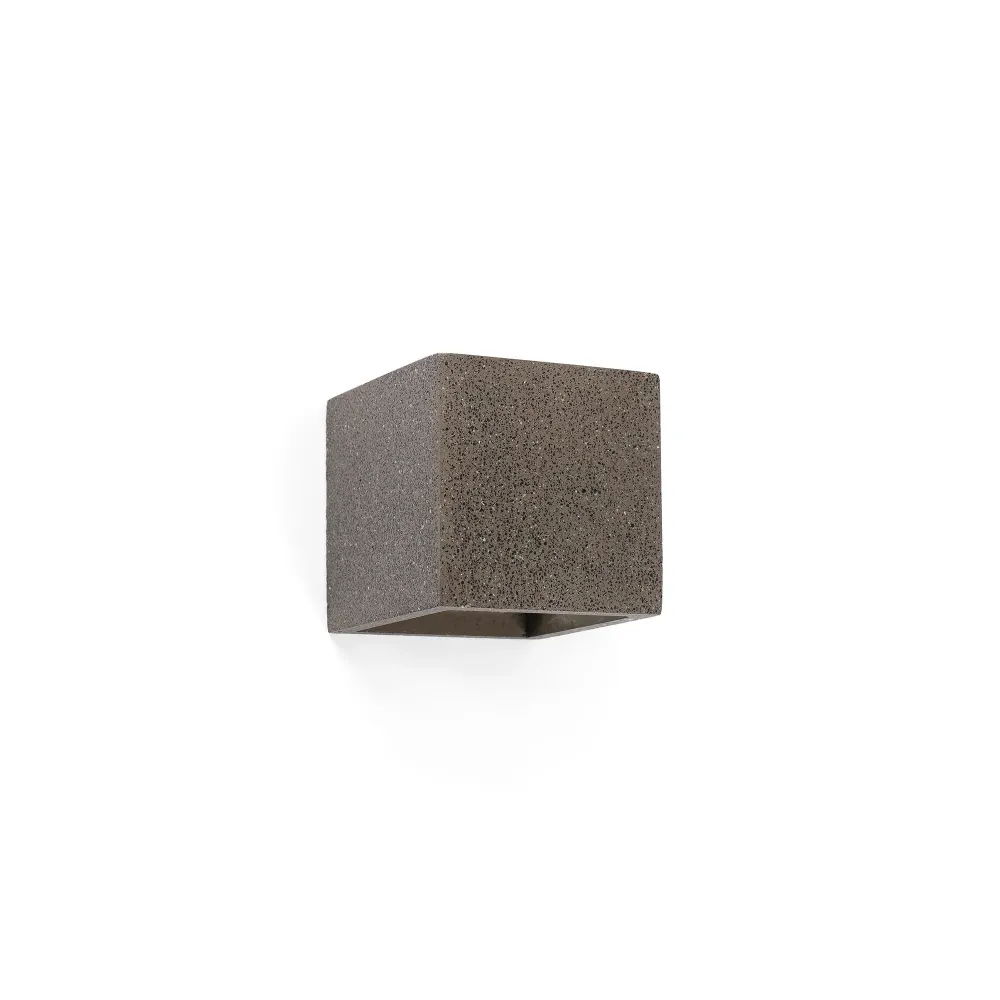 Applique murale FARO Barcelona Kamen gris béton G9 H 11,5 cm Grey