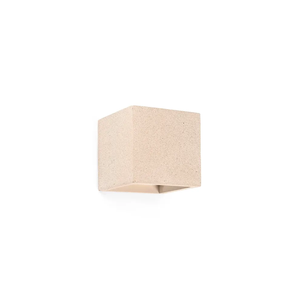 Applique murale FARO Barcelona Kamen gris béton G9 H 11,5 cm Grey