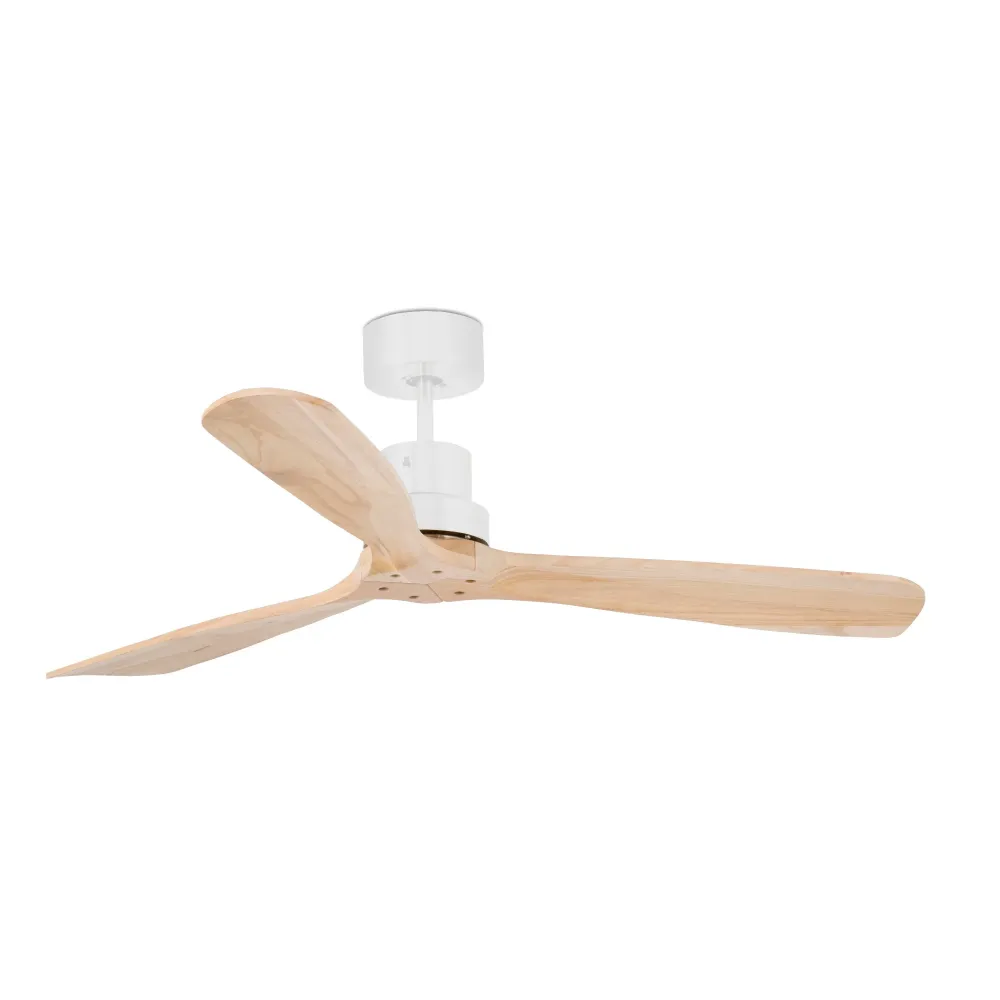 FARO Barcelona Lantau L ventilateur de plafond acier nickel satiné H 33,0cm