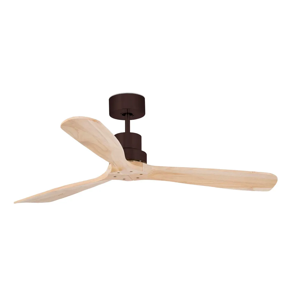 FARO Barcelona Lantau L ventilateur de plafond acier nickel satiné H 33,0cm