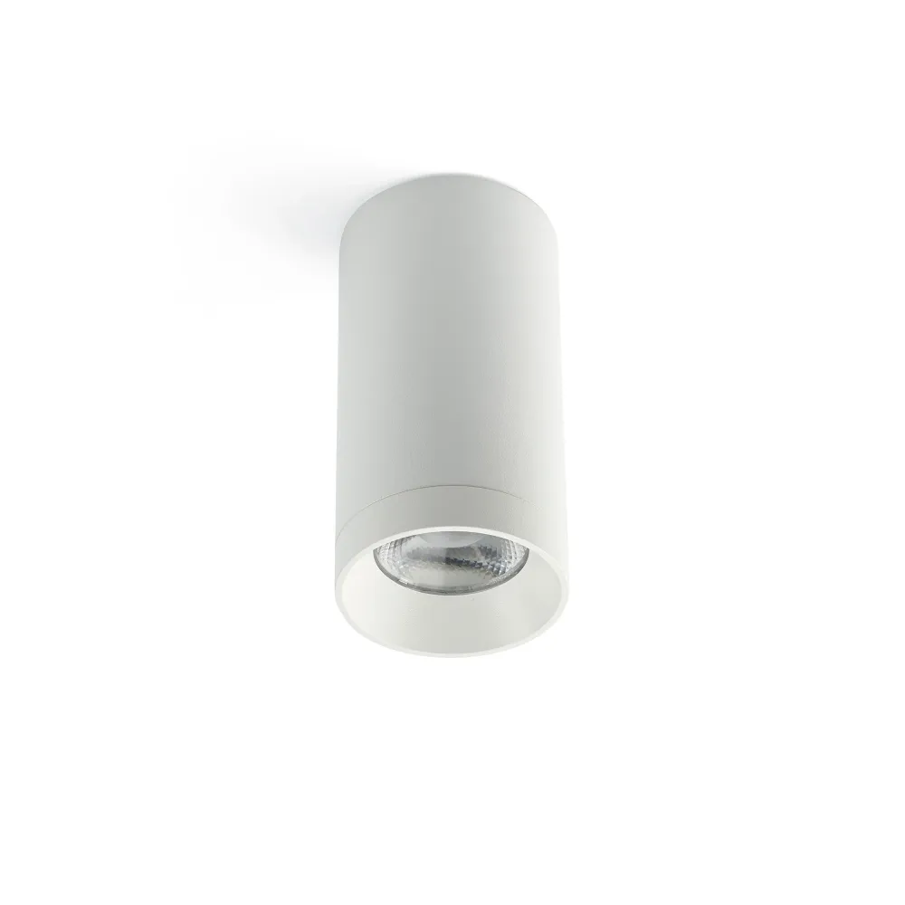 Plafonnier FARO Barcelona Puk en aluminium blanc LED