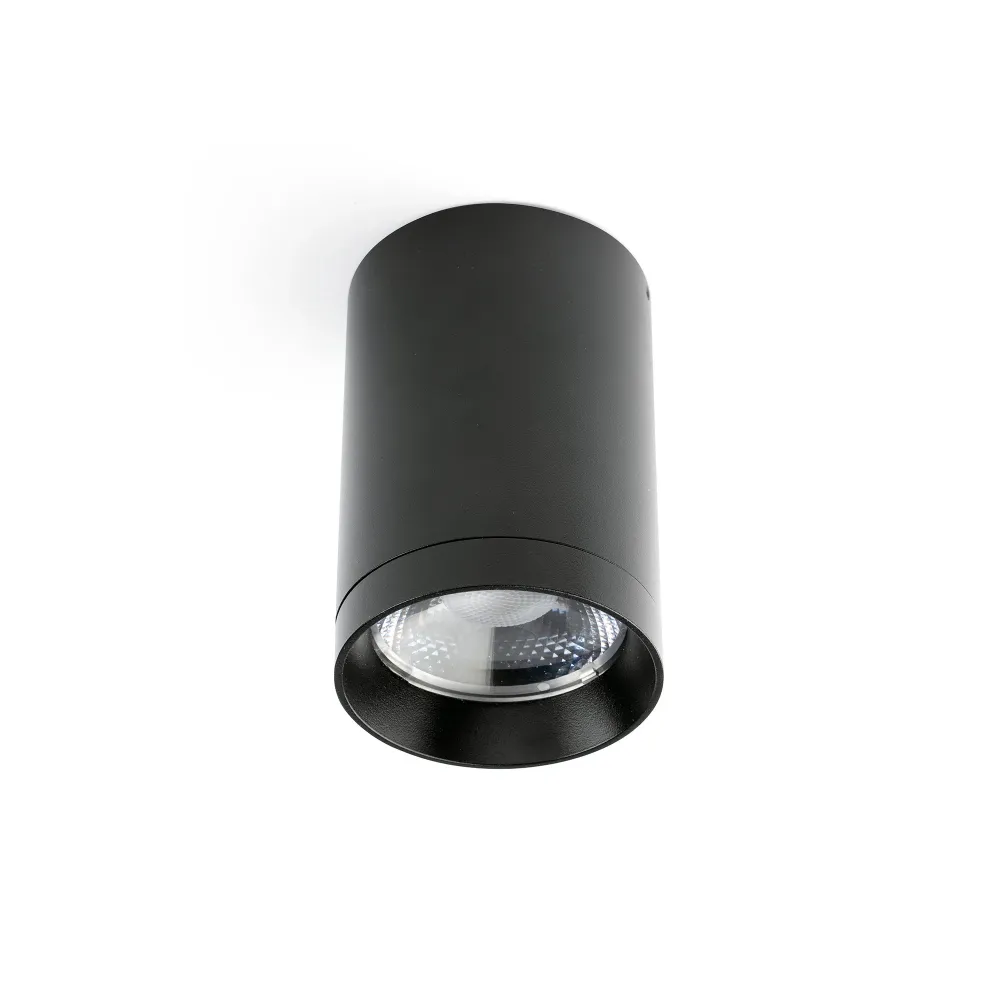 Plafonnier FARO Barcelona Puk en aluminium noir LED