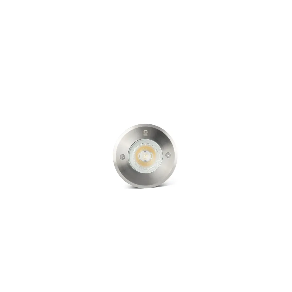 Projecteur FARO Barcelona Suria en acier inoxydable satiné, LED H 6,5 cm