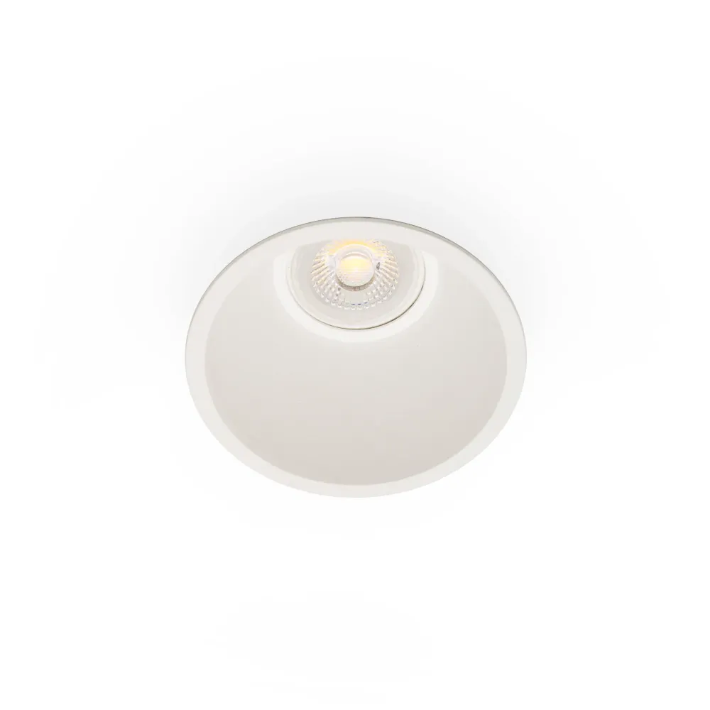 Spot encastré FARO Barcelona Fresh, aluminium blanc mat GU10, hauteur 11,6 cm Matt