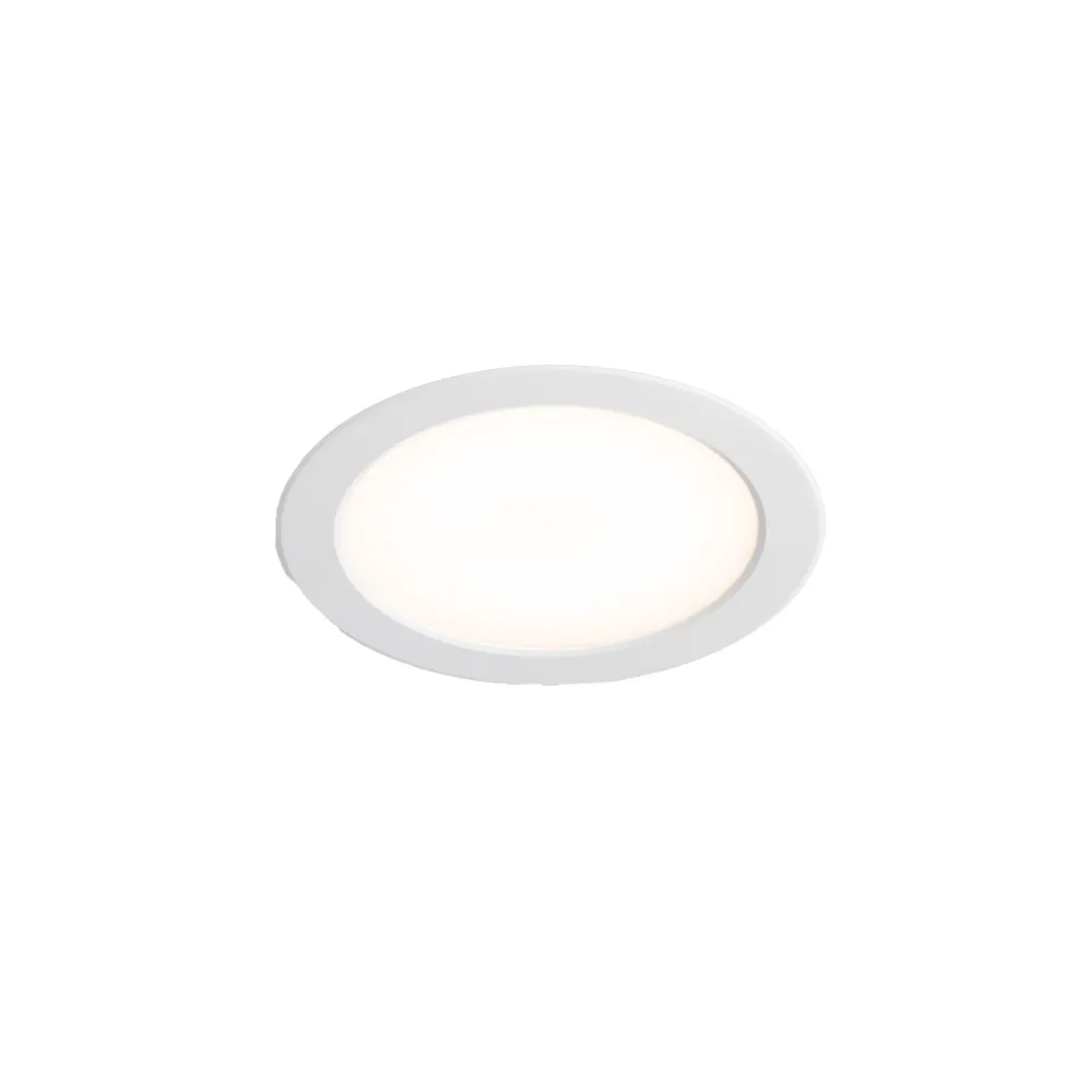 Spot encastré FARO Barcelona Ted, aluminium blanc mat, LED H 3,0 cm