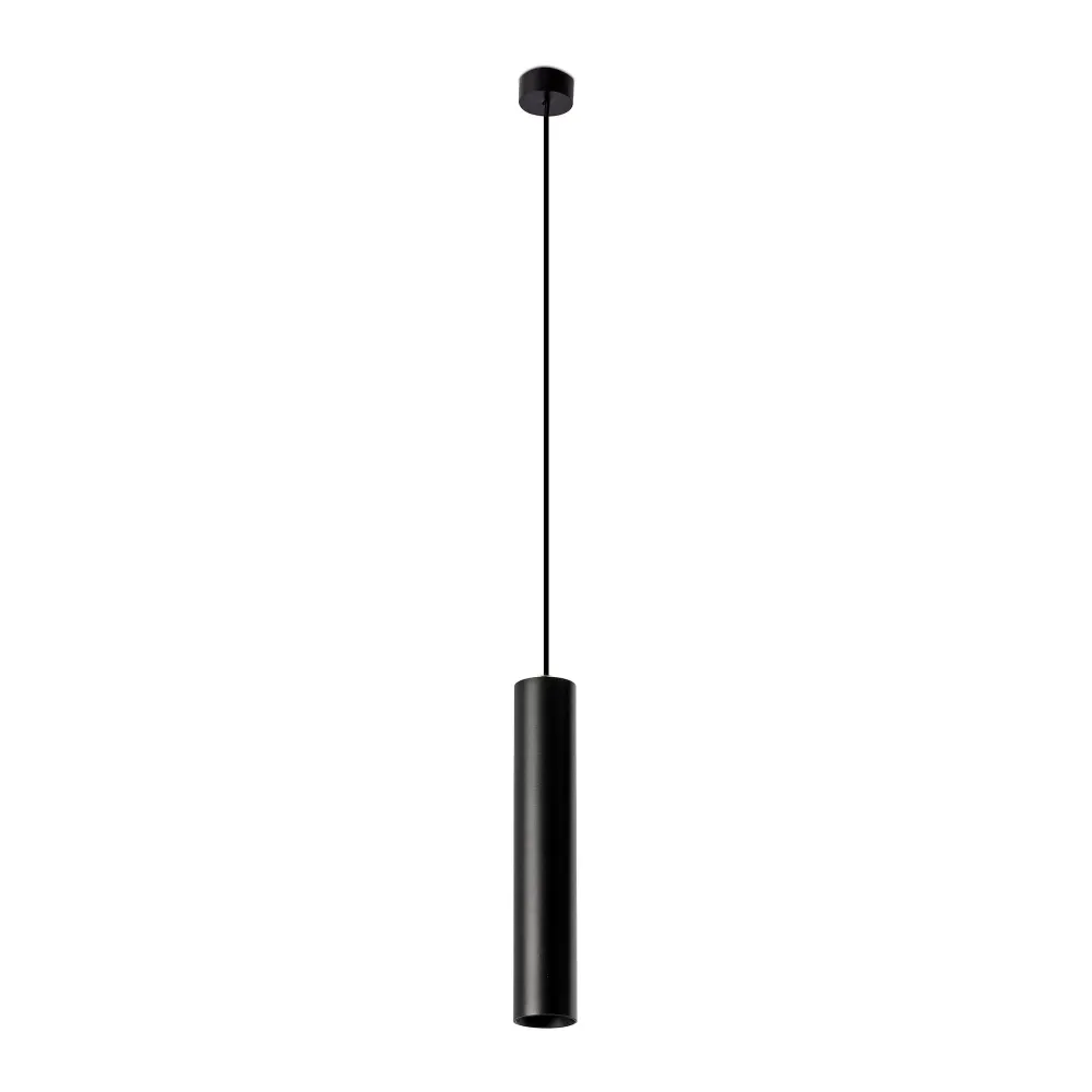 Suspension FARO Barcelona Stan, aluminium noir mat, douille GU10, hauteur 183 cm Matt