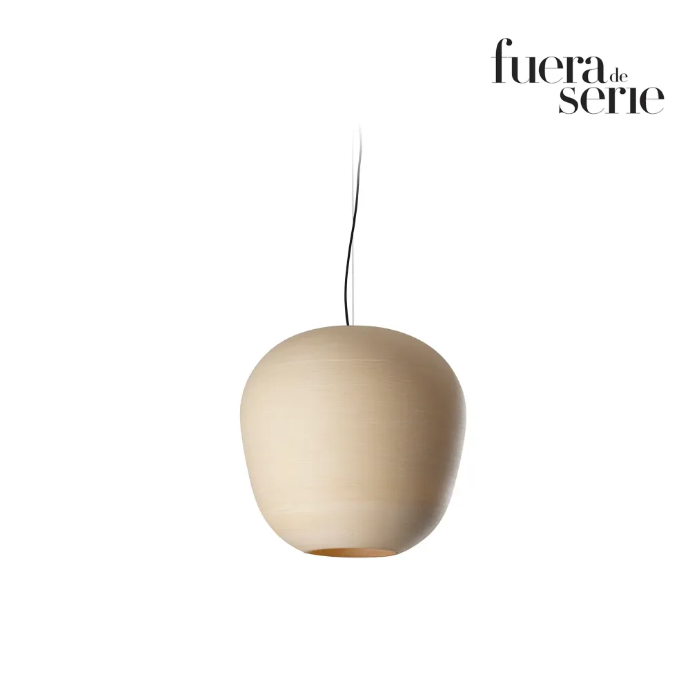 Suspension FARO Barcelona Tierra en acier noir E27