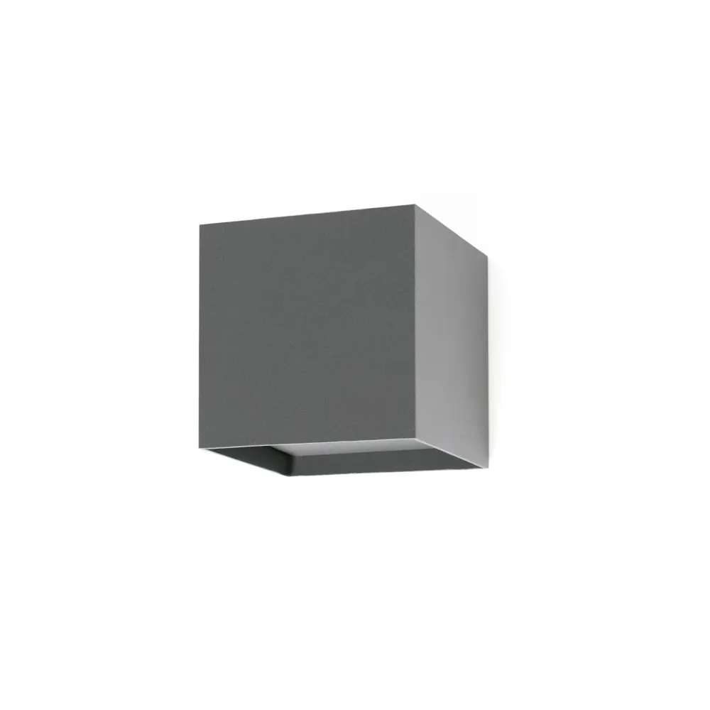 Faro Olan Wall Lamp Dark Gray Led 6W 3000K
