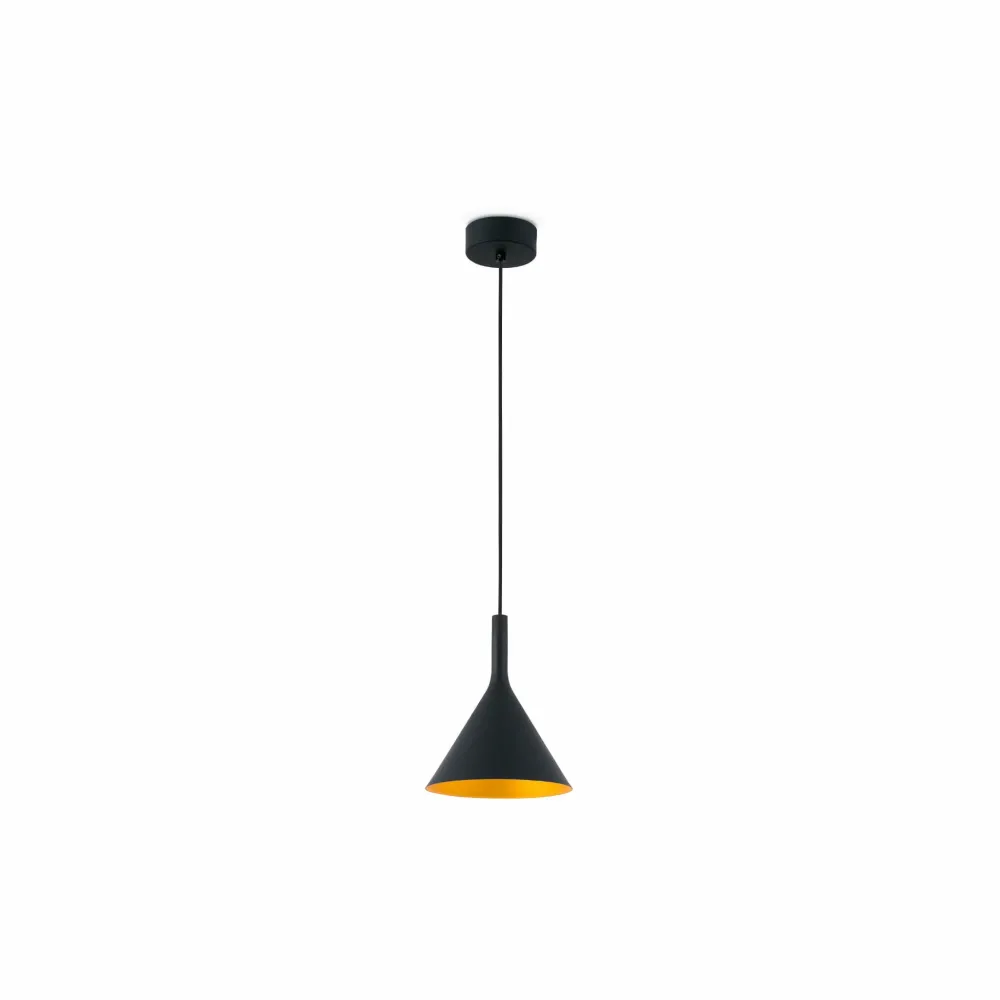 Faro PAM 165 Black and gold pendant lamp 64160