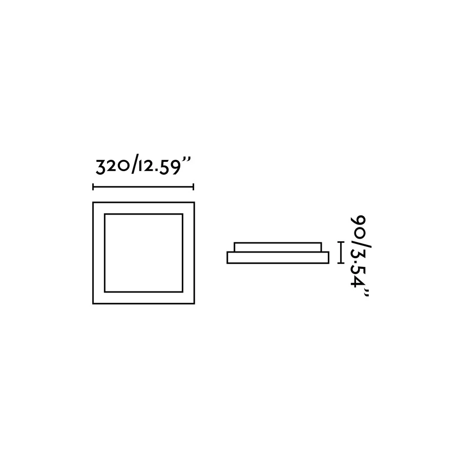 Faro TOLA 320 White ceiling lamp 62969