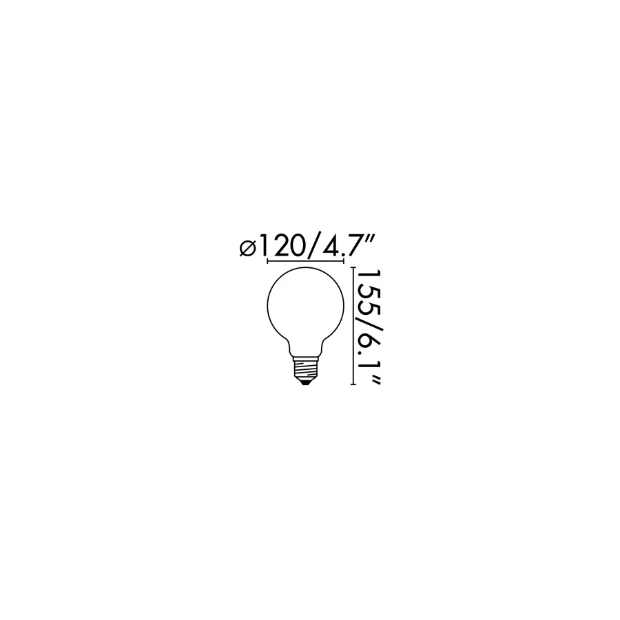 Headlight Bulb G120 E27 LED 19W 2700K 17479 Faro