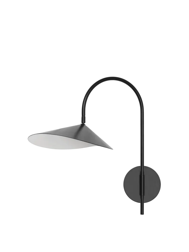 Arum Swivel Wall Lamp - Hardwired - Black Ferm Living - COM