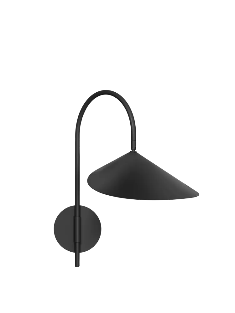 Arum Swivel Wall Lamp - Hardwired - Black Ferm Living - COM
