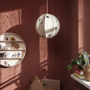 Park Embroidered Textile Lampshade Ferm Living - COM