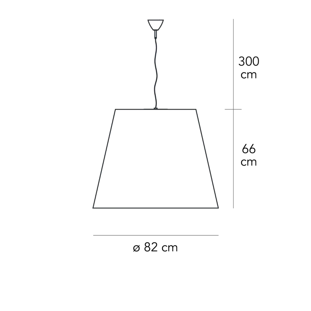 Suspension Lampe AMAX Grande par Charles Williams pour FontanaArte