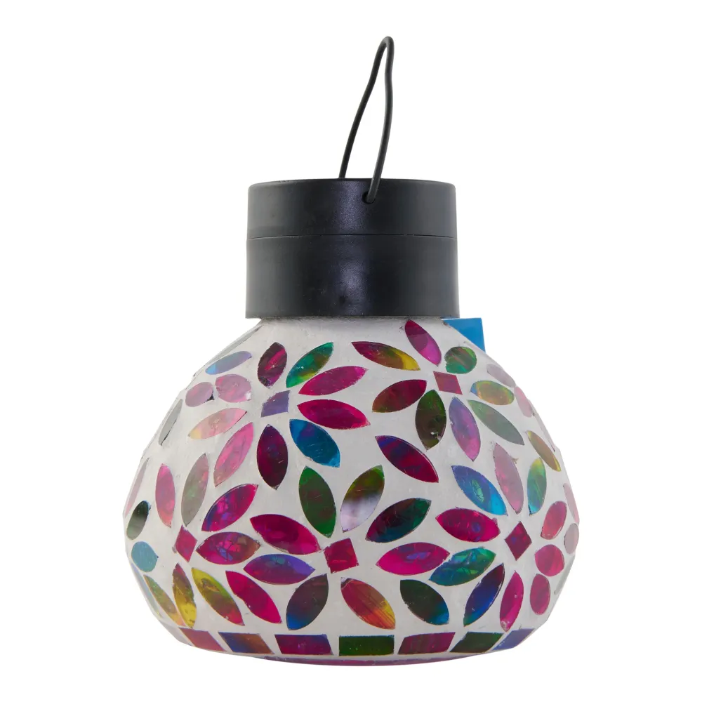Lanterne solaire en mosaïque, 4,5 po x 4,5 po x 5 po Giant Tiger
