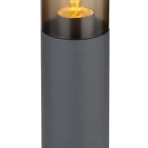 Lampadaire Globo Lighting Boston en acier inoxydable anthracite E27