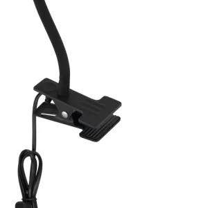 Lampe de bureau Globo Lighting Robby en métal noir GU10
