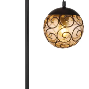 Lampe de lecture Globo Lighting Maxi en métal noir E27