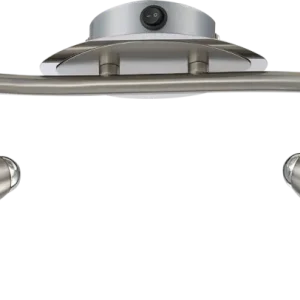 Lampe sur rail Globo Lighting Caleb en métal chromé E14 2L