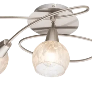Lustre Globo Lighting California en métal nickelé E14 5L