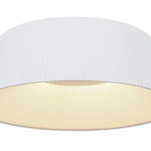 Plafonnier encastré Globo Lighting Crotone en métal blanc