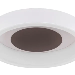 Plafonnier encastré Globo Lighting Goffi en métal blanc