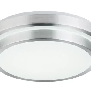 Plafonnier encastré Globo Lighting Ina II en métal blanc 1/1 L