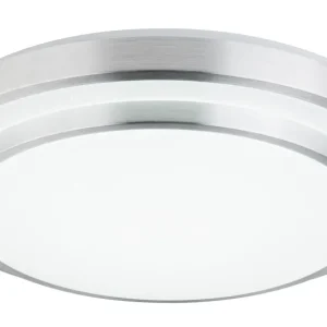 Plafonnier encastré Globo Lighting Ina II en métal blanc 1/1 L