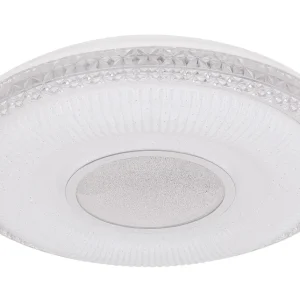 Plafonnier encastré Globo Lighting Klemens en métal blanc