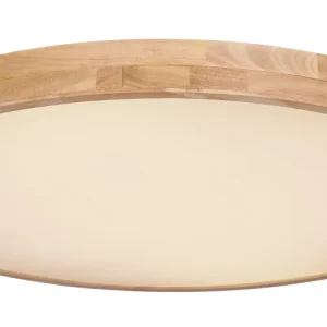 Plafonnier encastré Globo Lighting Rainer en métal et bois