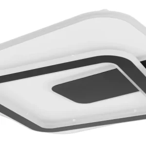 Plafonnier encastré Globo Lighting Rodan en métal blanc