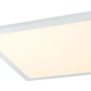 Plafonnier encastré Globo Lighting Rosi en aluminium blanc
