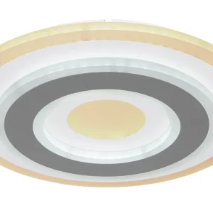 Plafonnier encastré Globo Lighting Sabatino en métal blanc