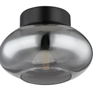 Plafonnier encastré Globo Lighting Shaun en métal noir E27