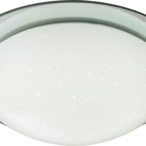 Plafonnier encastré Globo Lighting Step Up en métal blanc
