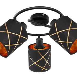Suspension Globo Lighting Bemmo en métal noir E27 3L