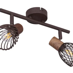 Suspension Globo Lighting Isabelle en métal bronze E14 2L