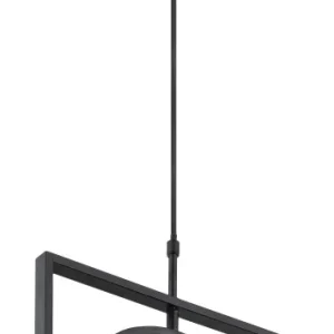 Suspension Globo Lighting Markus en métal noir E27