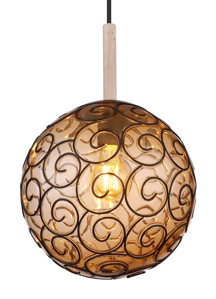 Suspension Globo Lighting Maxi en métal noir E27