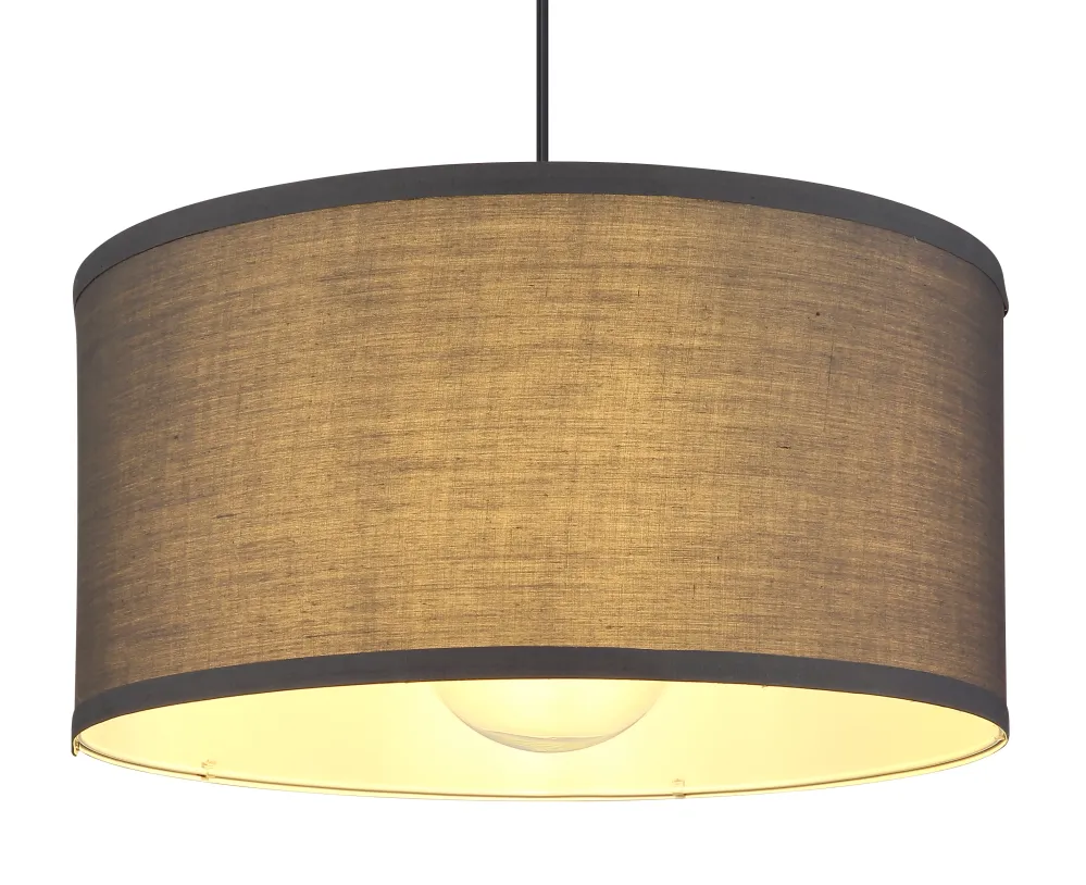 Suspension Globo Lighting Nathan en métal noir E27