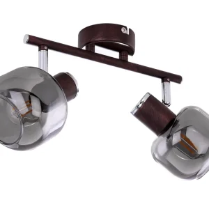 Suspension Globo Lighting Pallo en métal bronze E14 2L