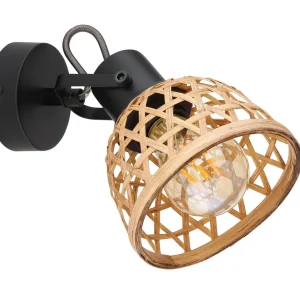 Suspension Globo Lighting Wenna en métal noir E27