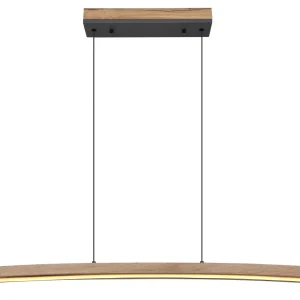 Suspension linéaire Globo Lighting Doro en métal graphite