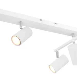 Suspension Robby de Globo Lighting, en métal nickelé, douille GU10 5L Nickel