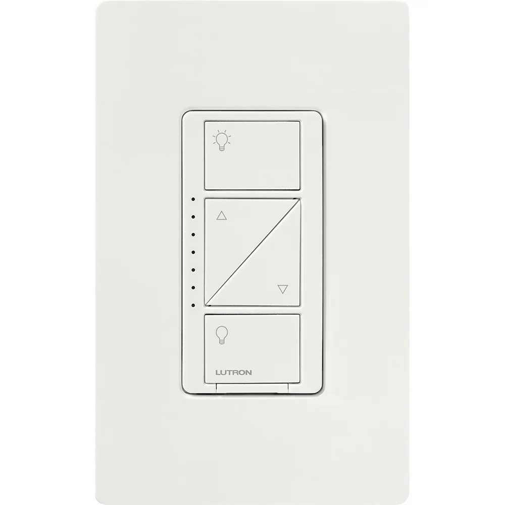 Gradateur mural sans fil Lutron Caseta PRO, modèle PD-10NXD-WH*